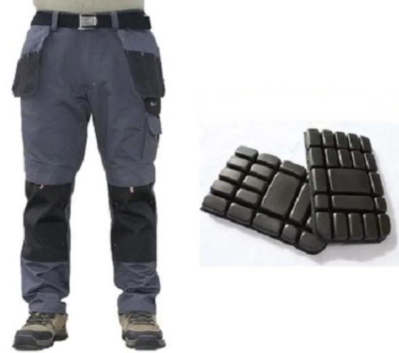 Men's Multi-Pocket Cargo Pants Outdoor Work Pants Wear-Resistant Pants Worker's Trousers With Leg Bag images - 6