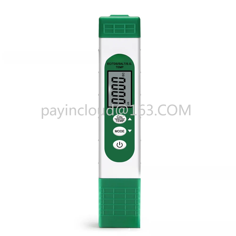 

Household drinking water salinity pen TDS 5-in-1 EC/TDS/temperature/salinity meter portable water quality testing pen