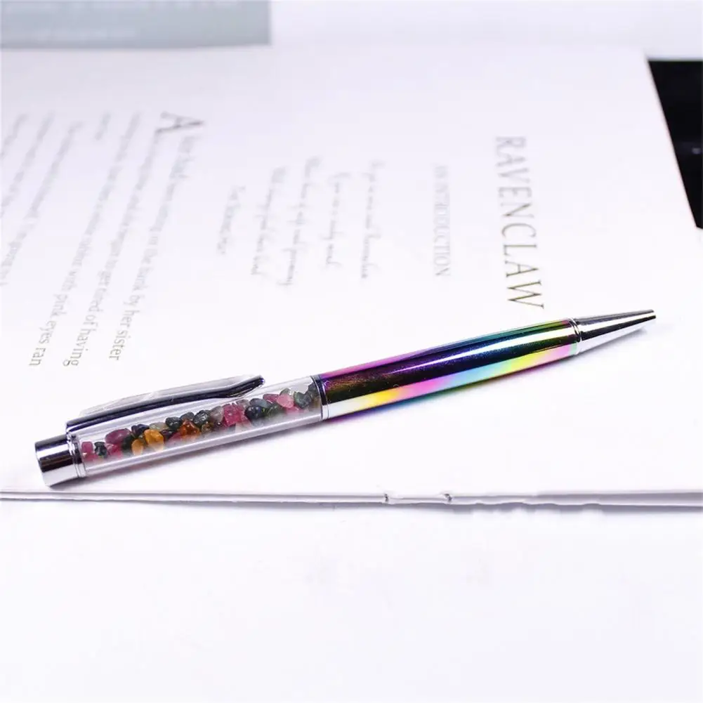 

Convenient Anti-deform Faux Crystal Ballpoint Pen Rollerball Pen Natural Exquisite