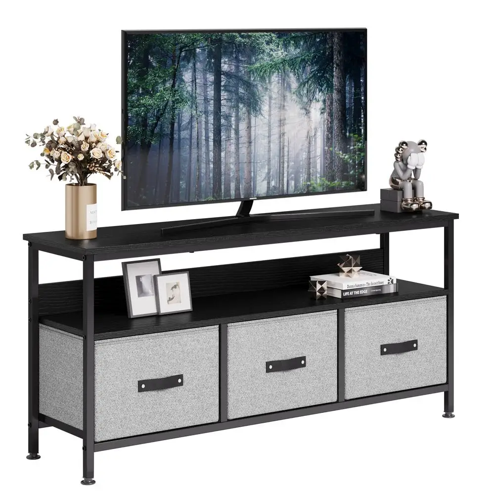 

55 Inch TV Stand Entertainment Center with Drawers Storage for Bedroom TV & Media Console Table Furniture for Living Room