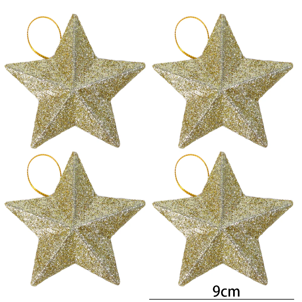 

Декоративные звёздочки из пластика 4/24 шт.