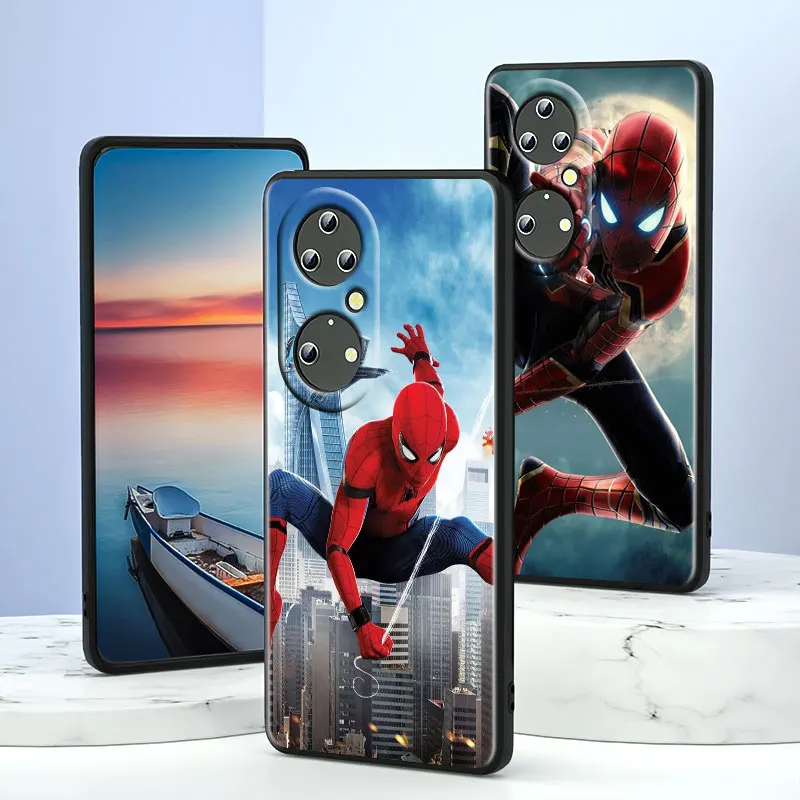 Фото Чехол для телефона из мягкого ТПУ и силикона для Huawei P50 P20 P30 P40 5G P10 Pro Lite E Plus P9 Lite Mini №2