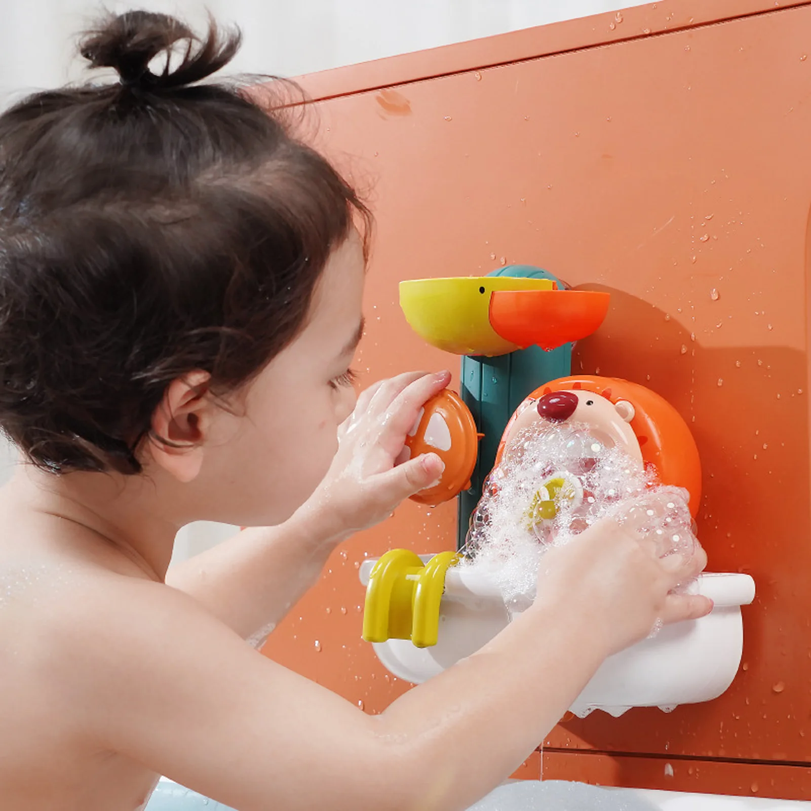 

Bath Toys For Toddlers Baby Bath Bubble Machine Safe And Durable Play Water Bathroom ToysCute Lion Bath Toy For Boys And Girls