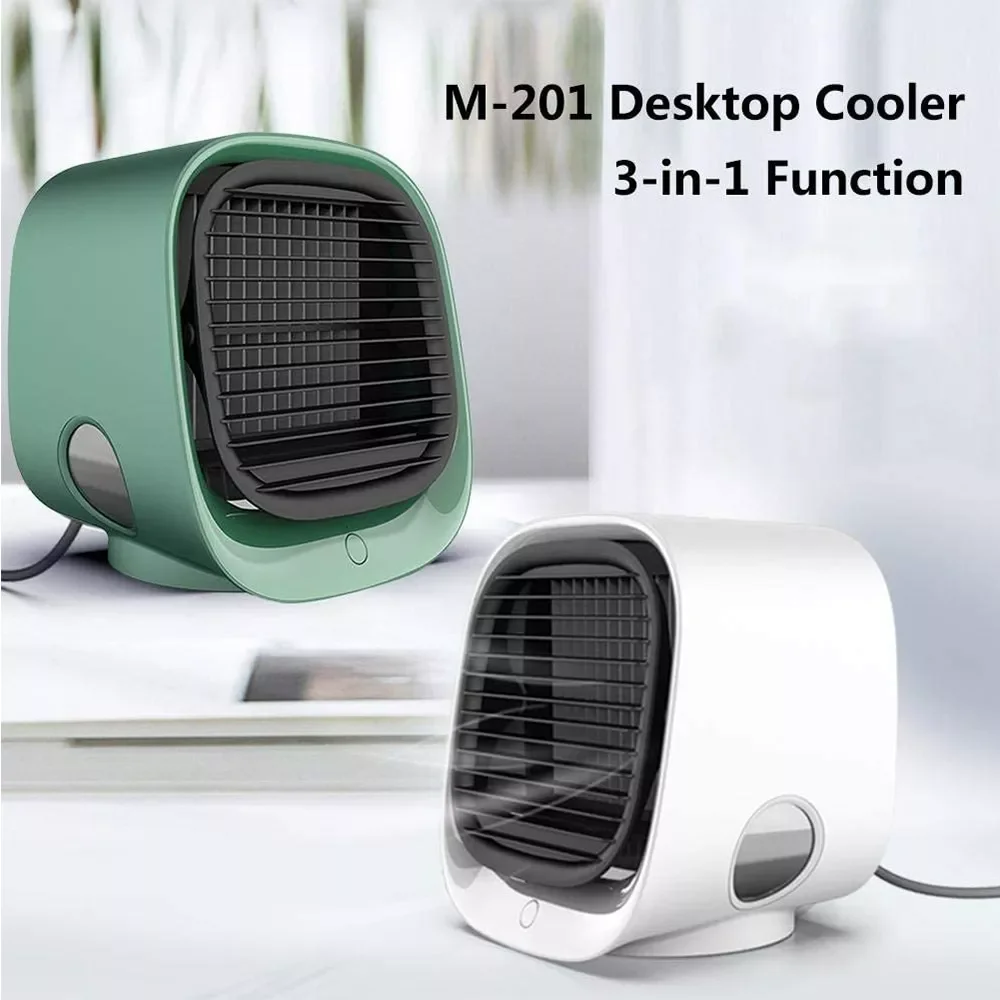 

Conditioner Air Cooler Humidifier Purifier Portable For Home Room Office 3 Speeds Desktop Quiet Cooling Fan Air Conditioning