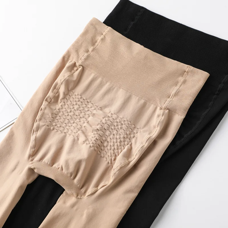 

Winter Warm Pantyhose Women's Translucent Stockings Women's Casual Fashion Tights Natural High Waist and Abdomen Free Delivery