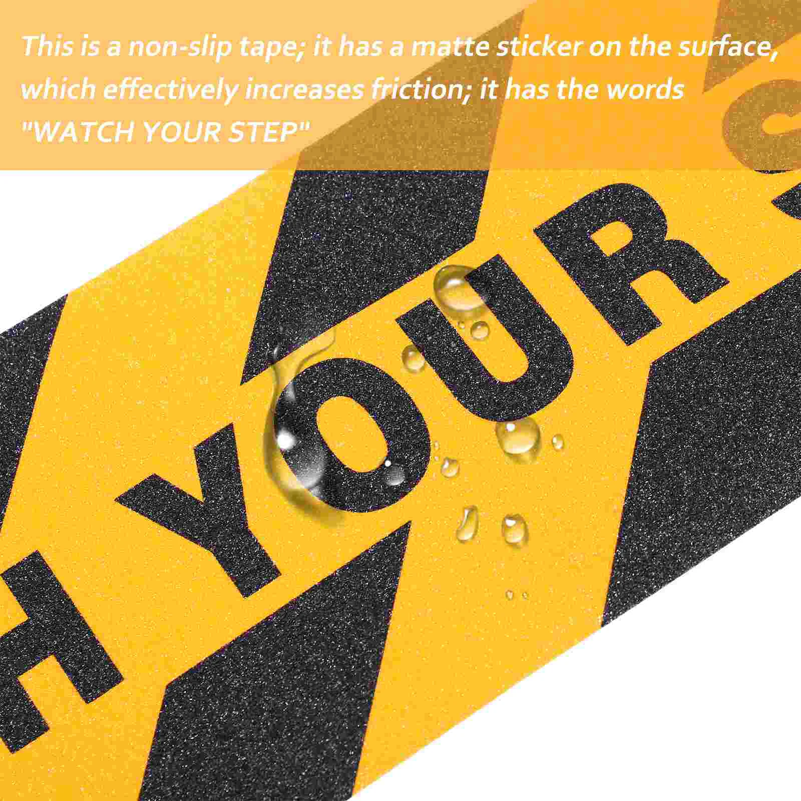 

Tape Step Watch Your Warning Sign Slip Floor Anti Caution Sticker Wet Abrasive Stickers Non Safety Decals Stair Steps Stairs