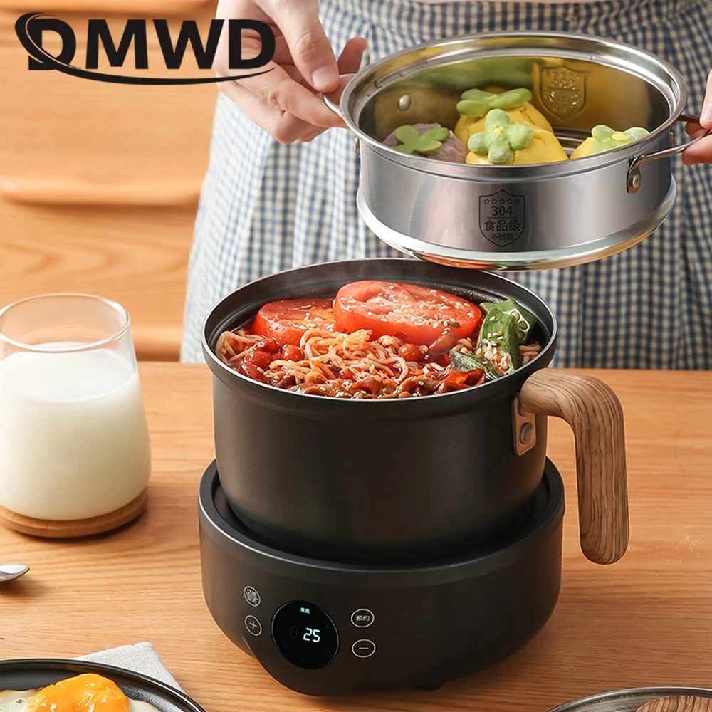DMWD 1.8L бытовая электрическая машина для приготовления пищи разделенная сковорода