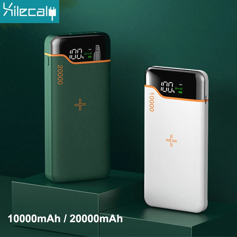 

Fast Qi Wireless Charger Power Bank 20000mAh 22.5W QC PD3.0 Fast Charging Powerbank for iPhone 13 12 Huawei P40 Xiaomi Poverbank