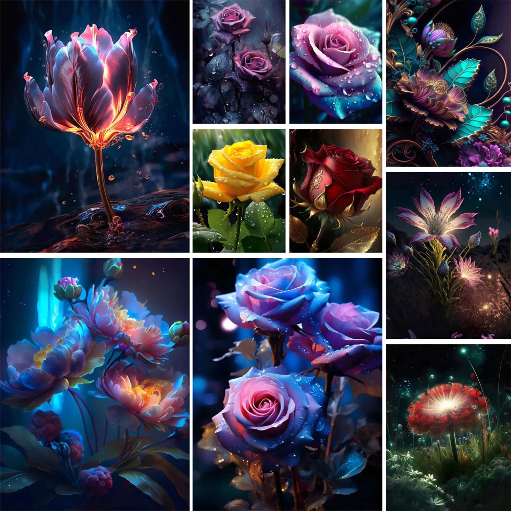 

Набор для алмазной вышивки «Цветы и розы», 2023