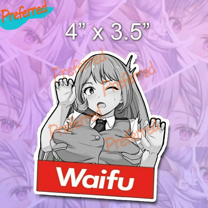 Nejire Waifu Lewd аниме Slap Sexy Ecchi Slap бампер Автомобильная Наклейка сексуальная девушка JDM задница переводная картинка мотоцикл автомобиль винил доска