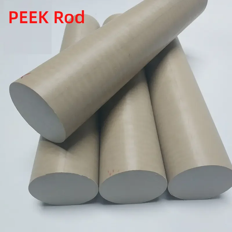 

Customized PEEK Rod 20mm OD40 Polyetheretherketone for Heavy-Duty Tool Parts Heat-Resistant Peek Round Bar