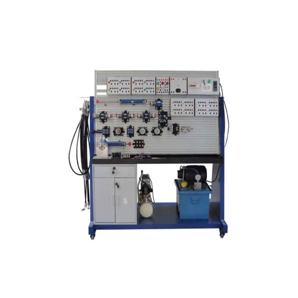 

Didactic modules with electric pneumatic and hydraulic actuators Educational Equipment pneumatic training workbench