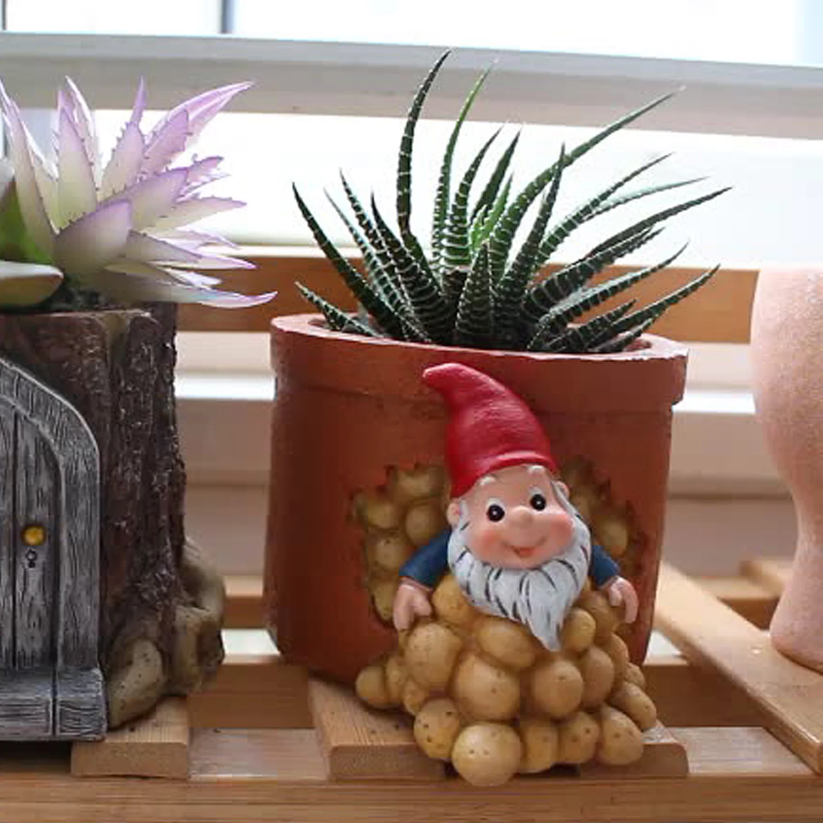 

Плантатор для сада, украшения, цветочный горшок, картофель из смолы, карликовый балкон, семейная фотография