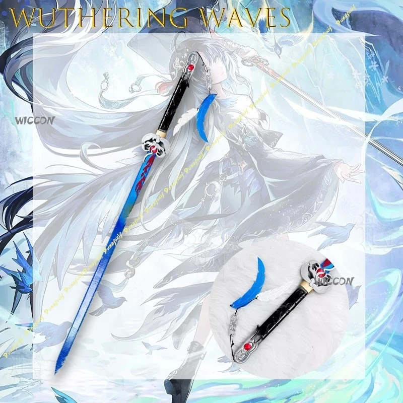 Фото Косплей-аксессуар Game Wuthering Waves Yangyang Moonheart Fox Xuanling: реквизит для косплея, идеально подходит для конвенций и косплей-вечеринок №2