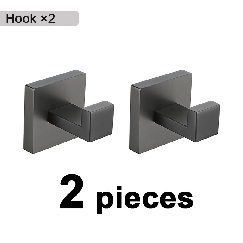 

Набор аксессуаров для ванной MELLRAIN матовый серый из нержавеющей стали