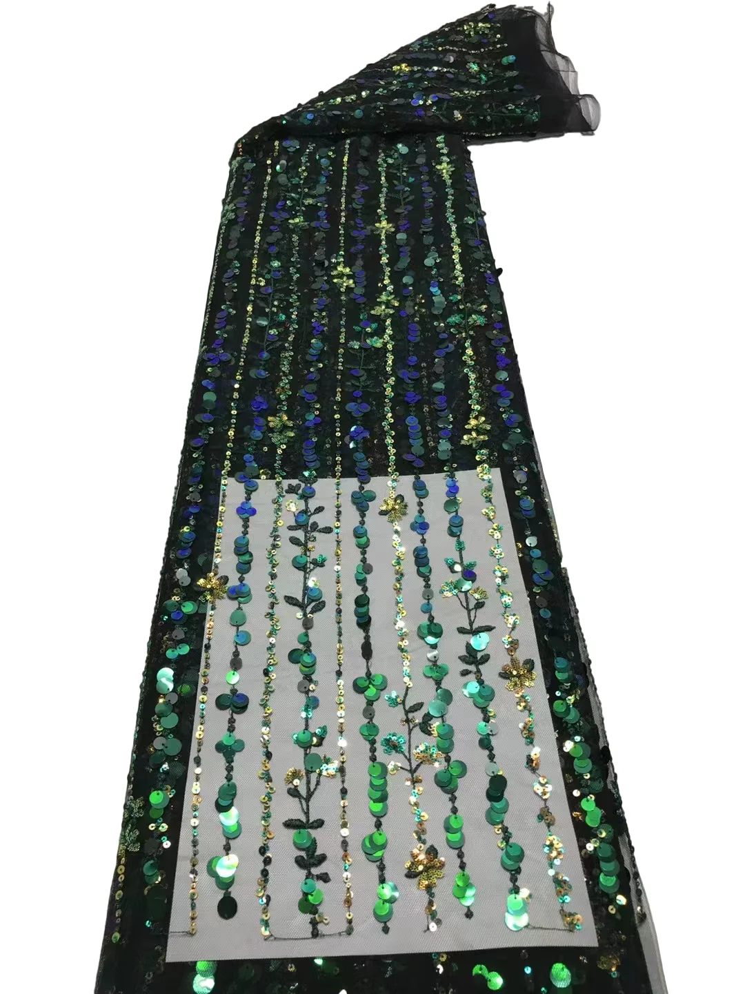 

Последние модели высококачественной ткани с вышивкой в Вертикальную Полоску с блестками, европейские и американские тюлевые кружевные вечерние платья/5y