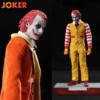 mtoys ms018 16 joker uncle hamburger classic anime villains movable eye with weapon 12 action figure model for fans gifts