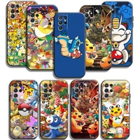 pok%c3%a9mon christmas phone cases for samsung galaxy a51 4g a51 5g a71 4g a71 5g a52 4g a52 5g a72 4g a72 5g carcasa funda