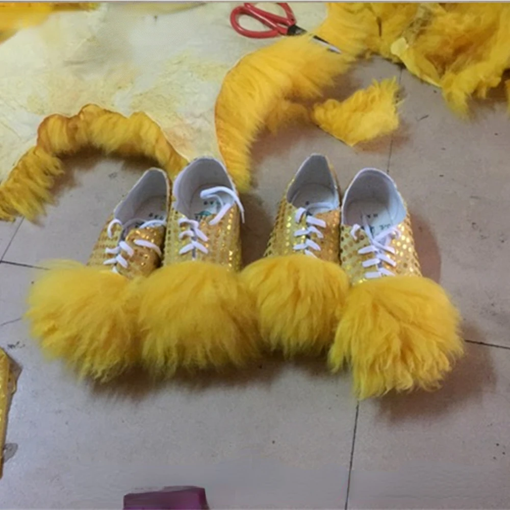 Новинка обувь для косплея китайского народного искусства танцев с Львом