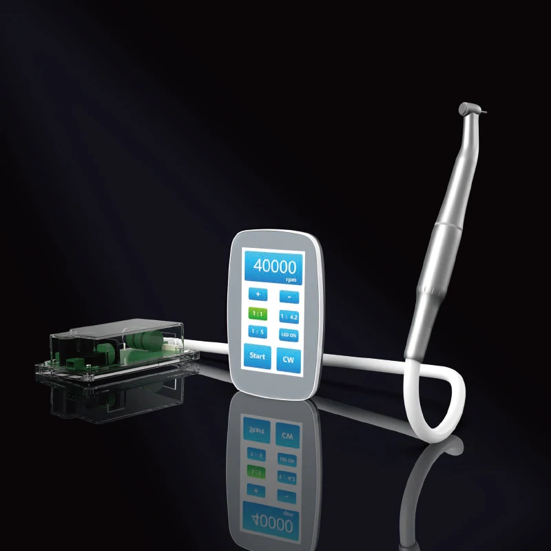 Мини-портативный стоматологический электрический бесщеточный двигатель 5000-40000