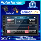 Автомагнитола 2 DIN с сенсорным экраном 7 дюймов, Bluetooth, USB, TF, FM, AUX