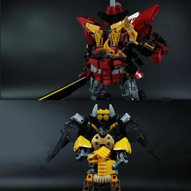 Фото 1238 деталей MOC Don Onitaijin Avataro Sentai: Техническая модель-конструктор, креативные строительные блоки, DIY-набор, подарок для детей на Рождество и День рождения №4