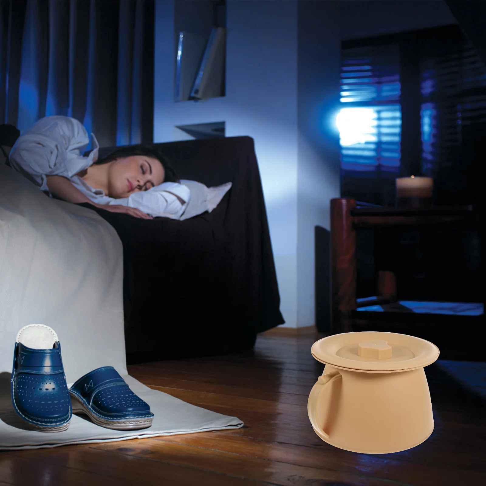 

Household Handheld Chamber Pot Fashion Child Elder Spittoon Children Bedpan Adult Urinal Toilet With Cover