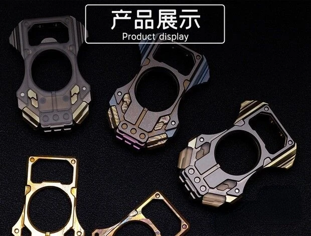 Second-Hand 2022 New EDC Brass Knuckle Tiger Tiger Configuration Details See Introduction Sold Will Not Be Returned enlarge