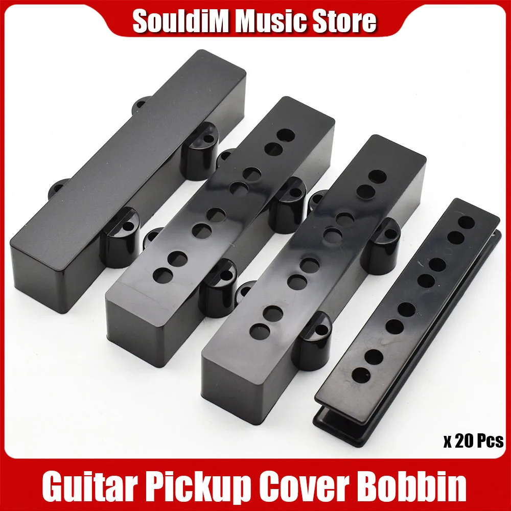

20PCS Pickup Cover/Bobbin for 4 String Bass 4JB 92/95MM Pickup Covers for 4 String Electric Bass 4JB Bass Pickup Covers Black