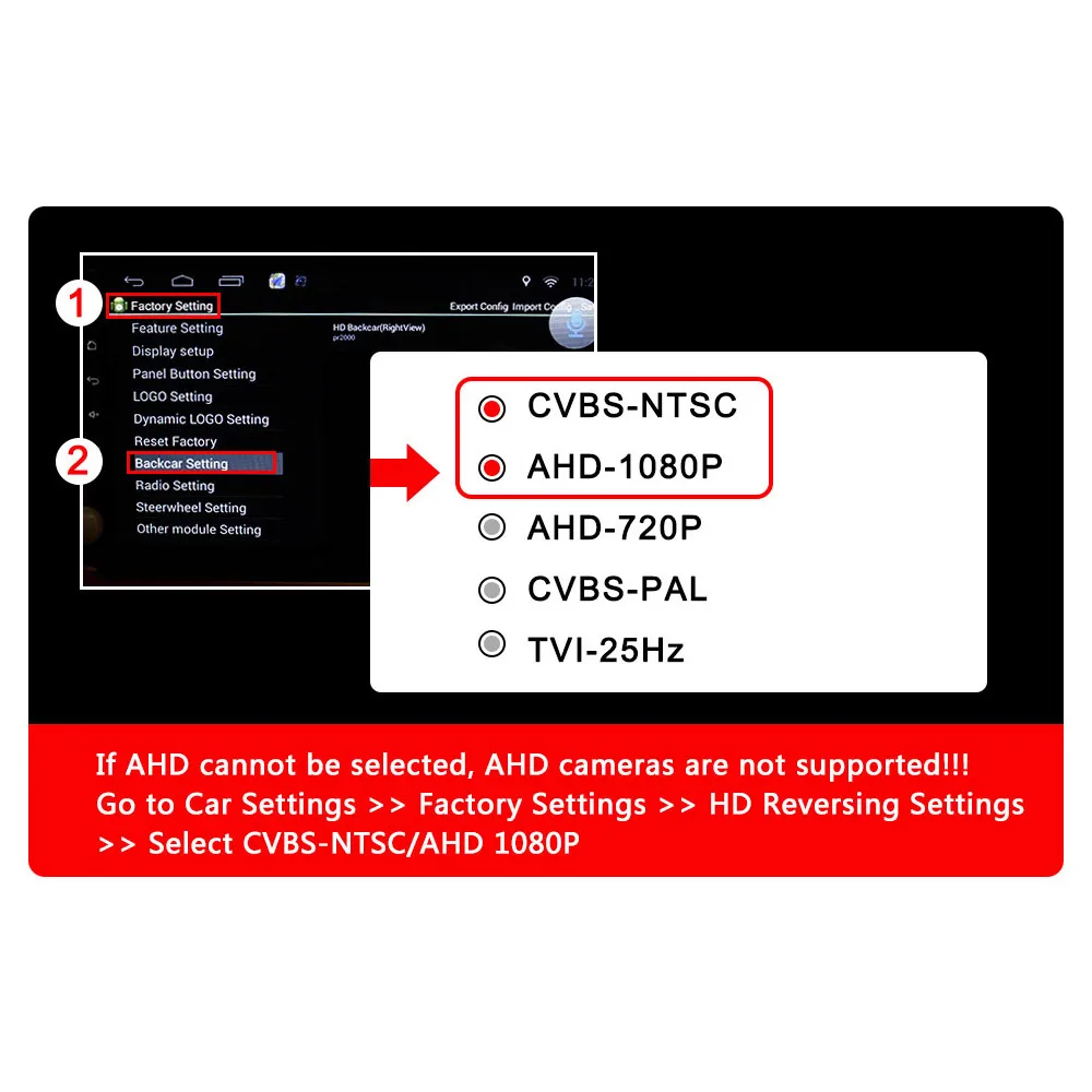 Автомобильная камера заднего вида SMARTOUR с углом обзора 180 градусов и ночным