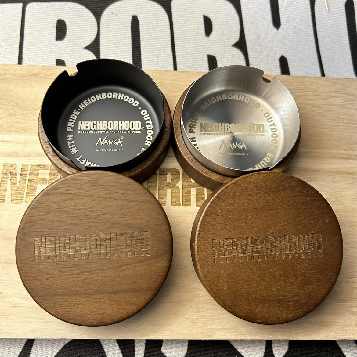 NBHD пепельница из массива дерева в японском стиле с крышкой домашний отель