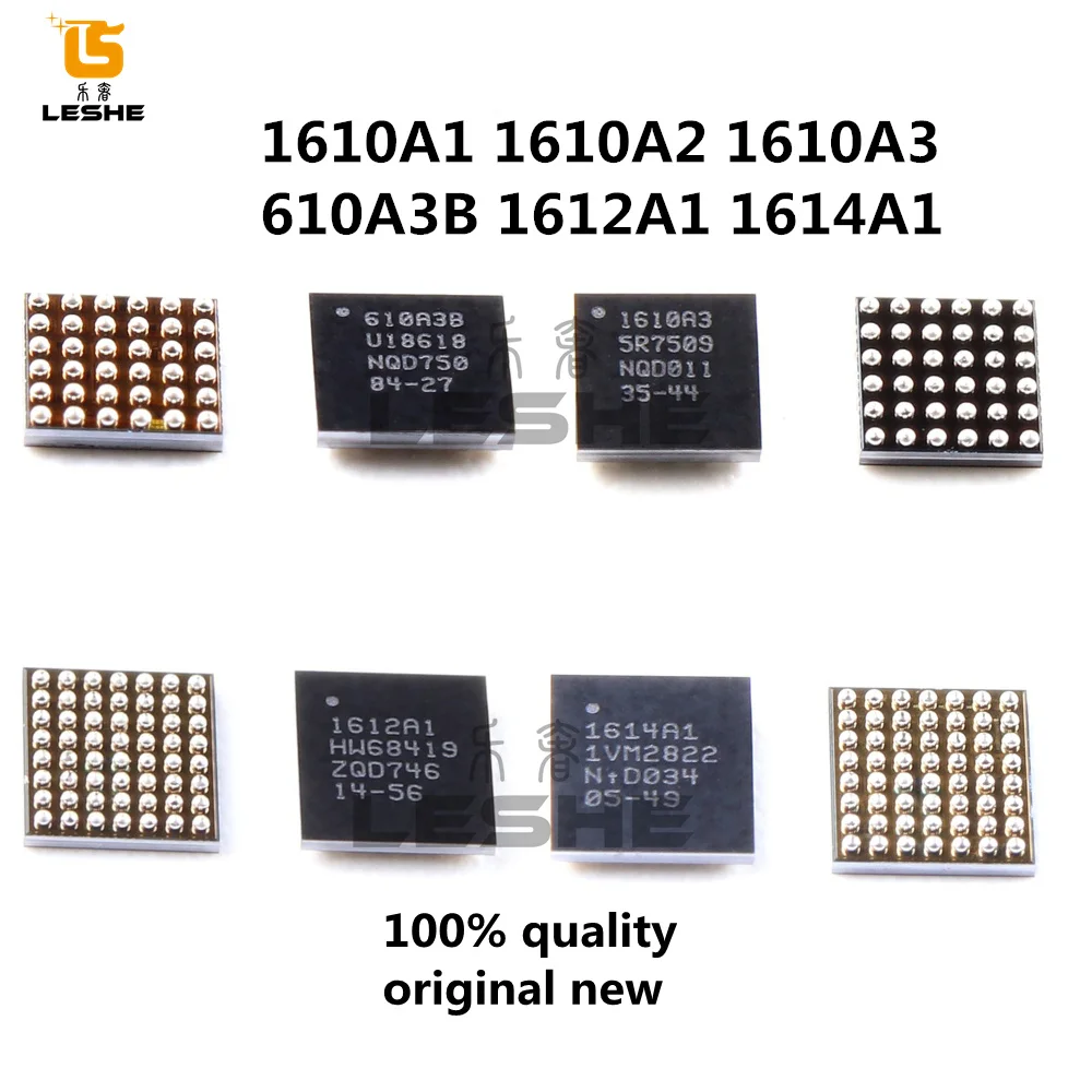 

10 шт./лот 1610A1 1610A2 1610A3 610A3B 1612A1 1614A1 161616a0 для iPhone 5S 5C SE 6 6S 7 7P 8 8P X XS 11 12 Pro Max U2 Charger IC