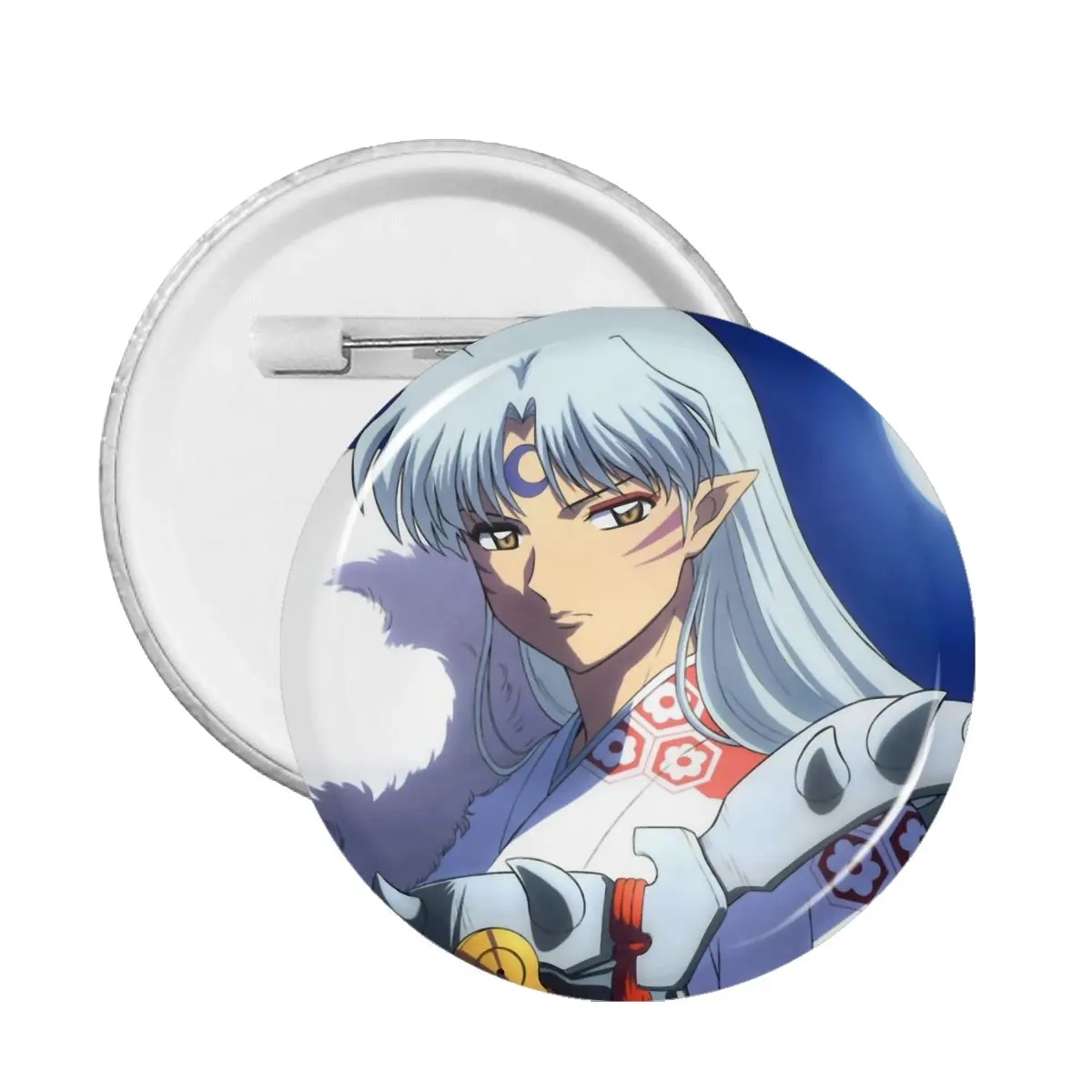 

Cool Pin Badge Inuyasha Anime Metal Pins For Friends Badges Brooches For Backpack