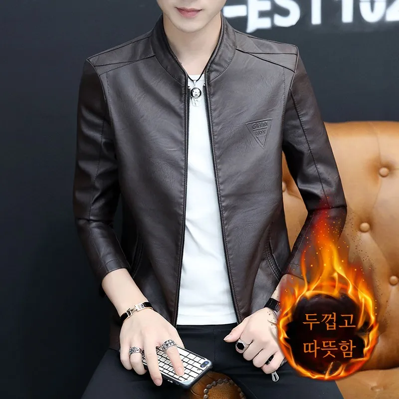 Маленькая мужская одежда зимняя молодежная верхняя XS маленькая кожаная куртка 60