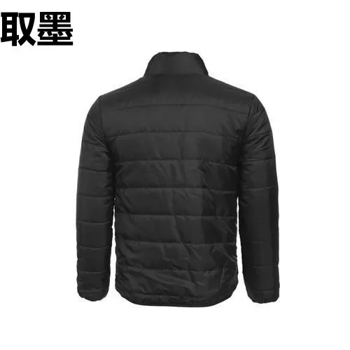 Облегающее мужское хлопковое пальто в Корейском стиле теплая зимняя флисовая