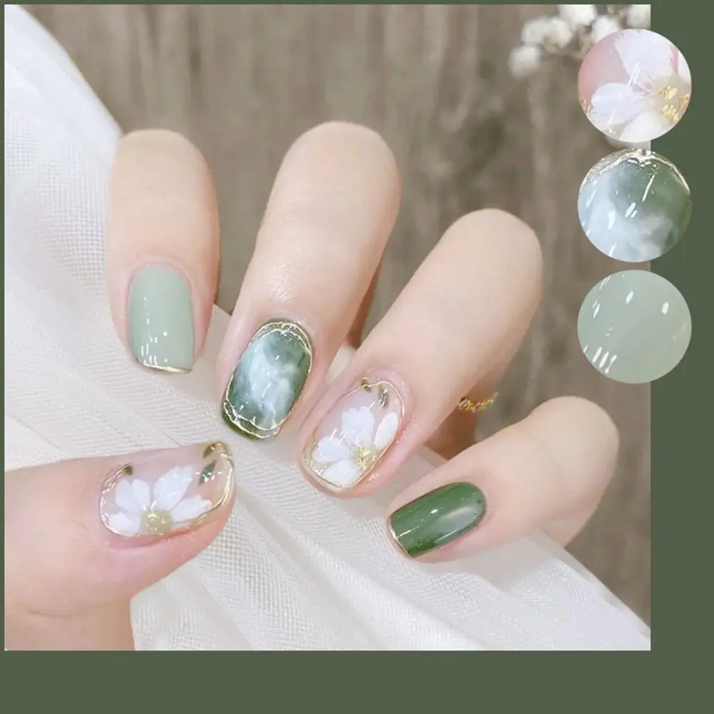 

Bride Summer Beauty Tool Detachable Acrylic Manicure Full Cover Fake Nails