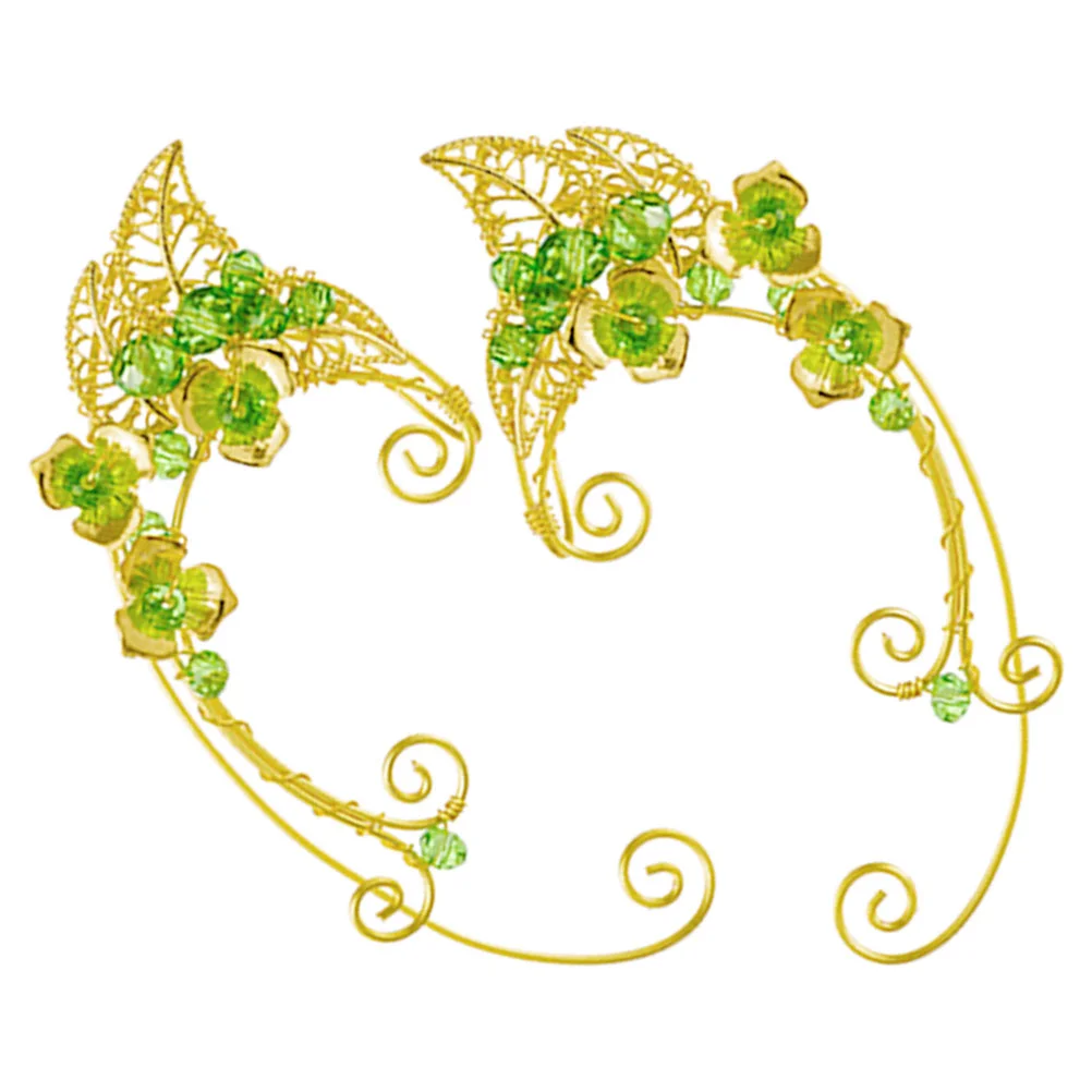 

1 Pair Elf Fairy Earrings Clip On Earrings Non Earrings Women Decorative Ear Cuffs
