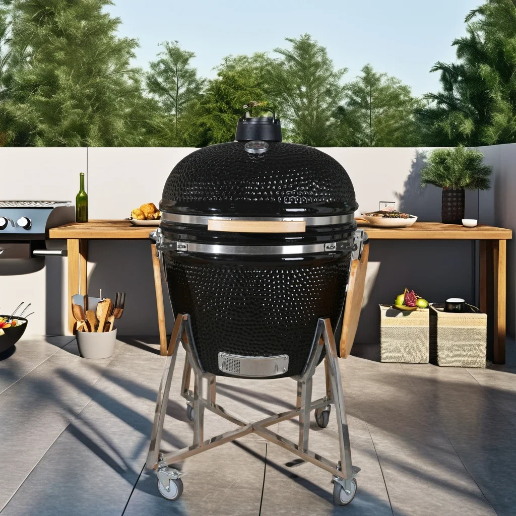 AUPLEX 29-дюймовый гриль-барбекю Kamado горячая распродажа домашний курильщик с