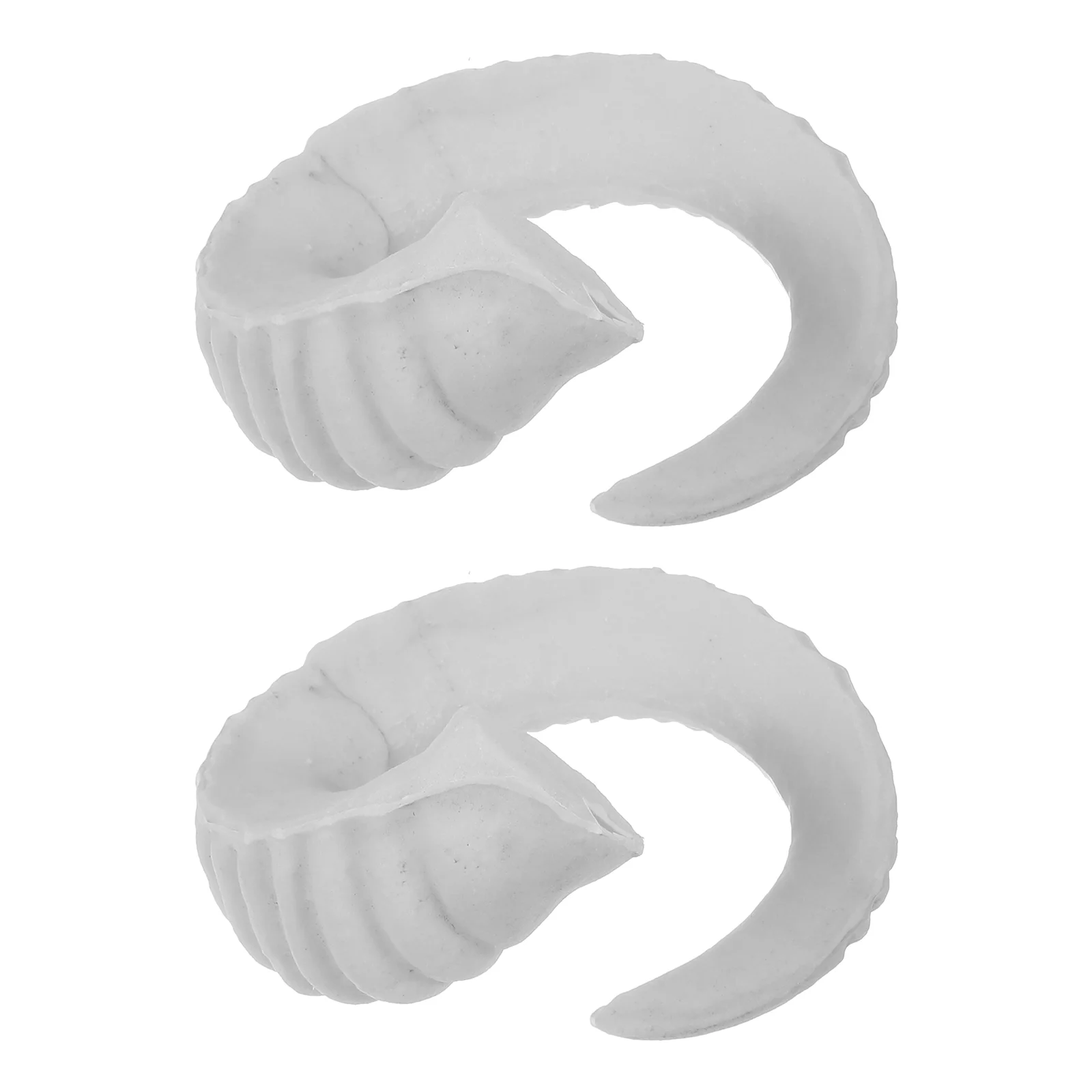 

2 Pcs Headband DIY Sheep Horns Cosplay Material Halloween Hairband Polyethylene Headdresses