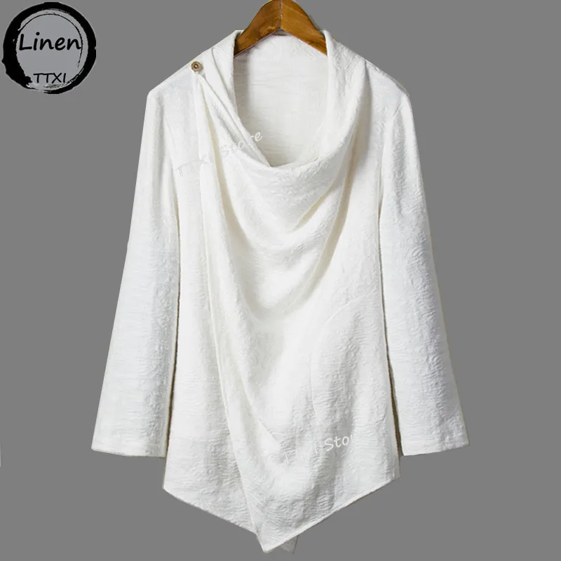 2022 Улучшенная рубашка ханьфу в китайском стиле мужской Молодежный костюм Тан