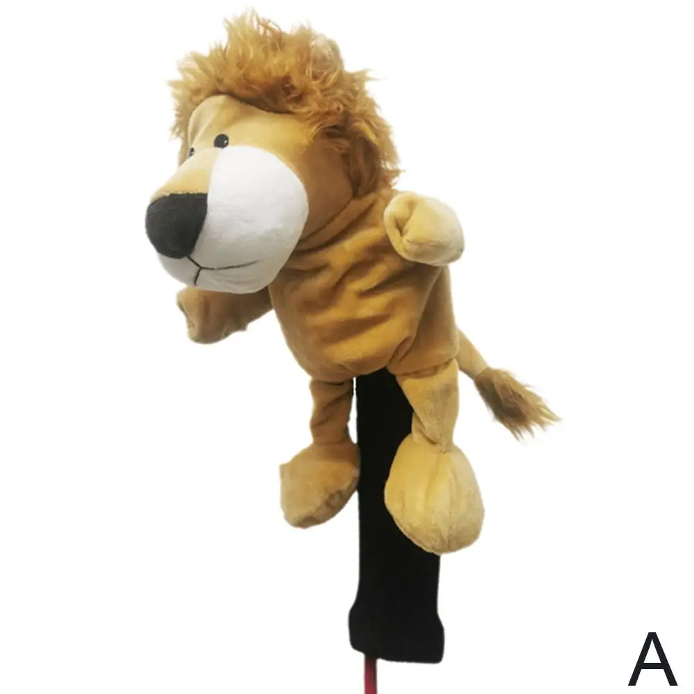 1 шт. милый мягкий плюшевый чехол для гольф-клуба с животными кенгуру лев панда