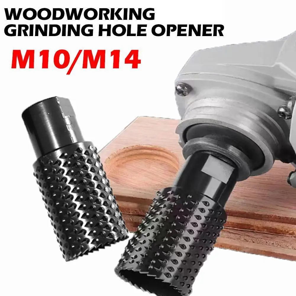 

High carbon steel woodworking grinding hole opener M14 mill file M10 tool carving wood 29mm grooving burr wood woodworking L1L2