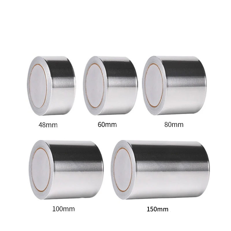 High Temperature Resistant Smoke Exhaust Pipe Sealing Kitchen Cauldron Leak Proof Sunscreen Heat Insulation Aluminum Foil Tape images - 6