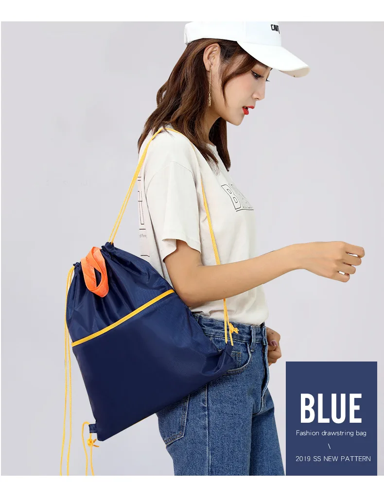 Large Capacity Sports And Fitness Bag Travel Storage Bag Student Training Training Bag Drawstring Bag Backpack