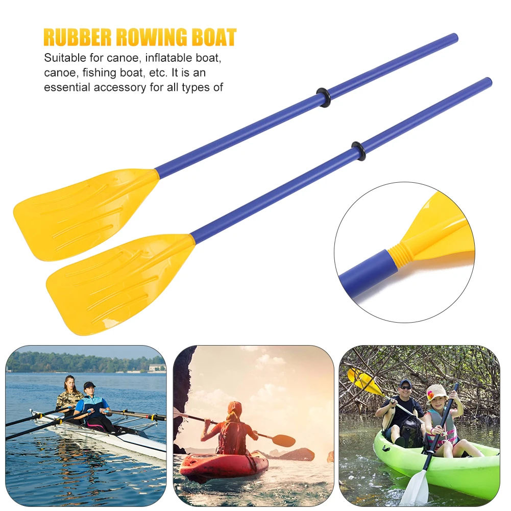 

1 Pair 120cm Detachable Boat Rafting Paddle Canoe Surfing Oar Boating Accessory Safety Portable Accessories for Water Sports