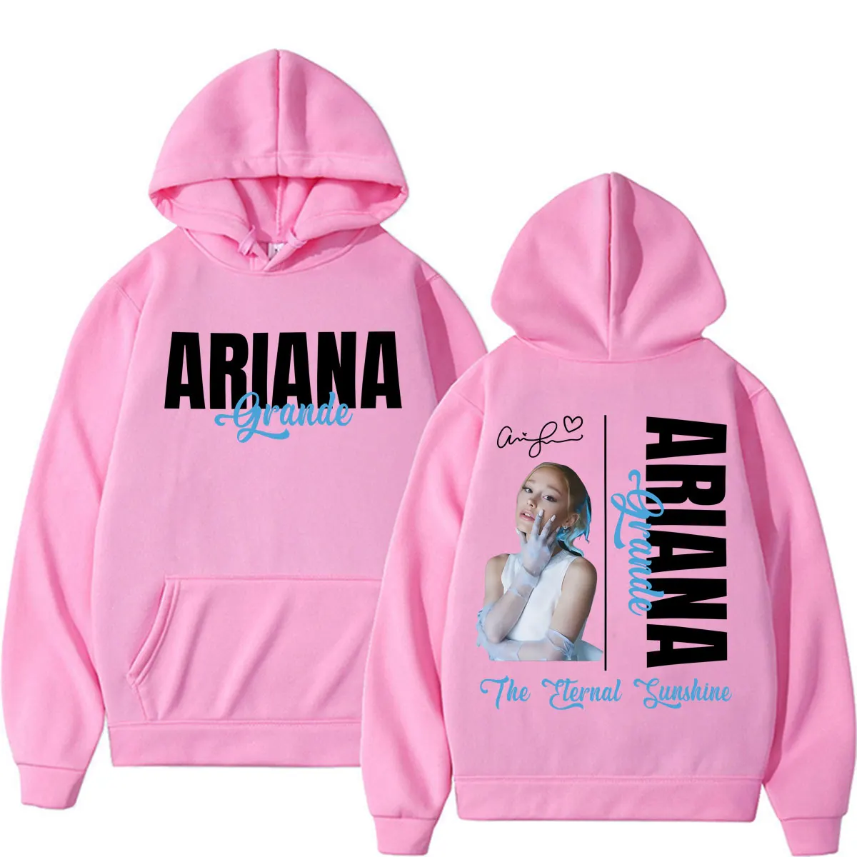 Фото Худи Ariana Grande Eternal Sunshine Tour 2026: Модная эстетичная толстовка унисекс из высококачественного флиса №4