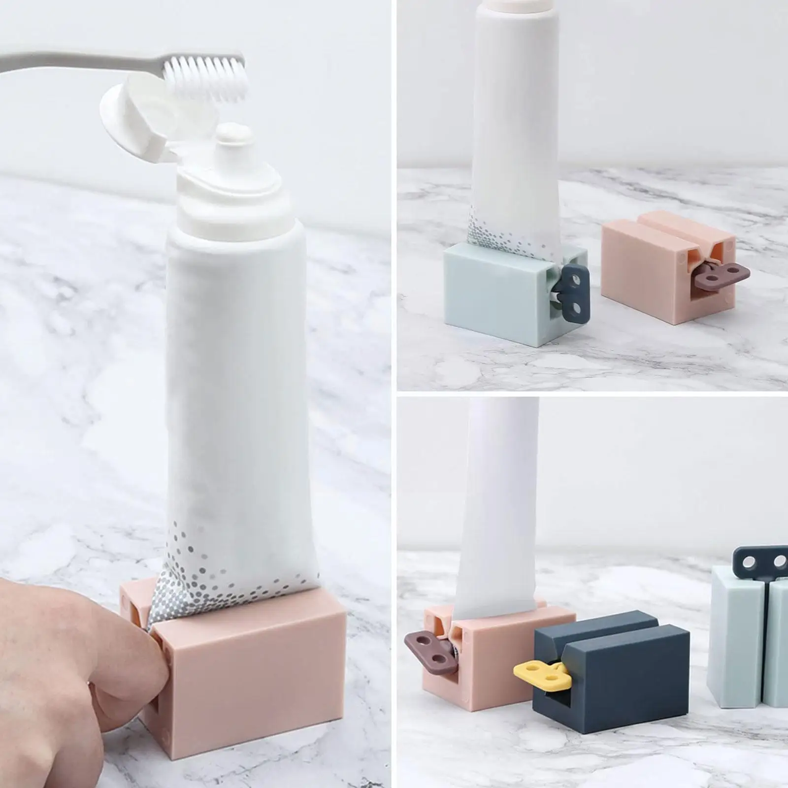 

Home Plastic Toothpaste Squeezer Tube Easy Dispenser Rolling Holder Cleaning Tooth Supply Accessories Bathroom P6k7