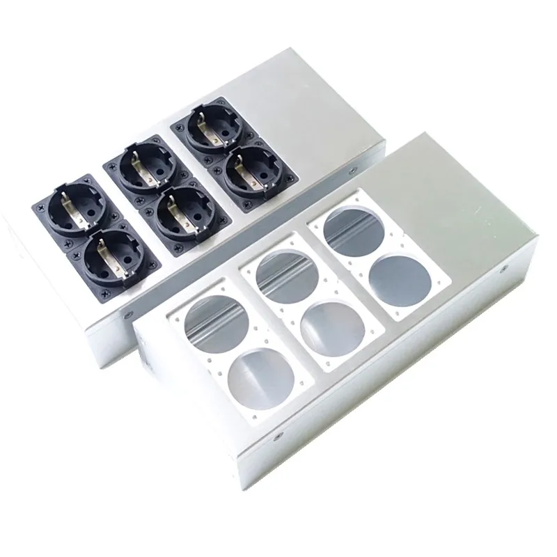 

1piece EU power case European standard power socket chassis Aluminum chassis for diy