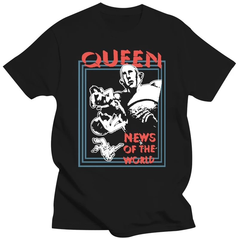 Официальная футболка Queen News Of The World Rock Band