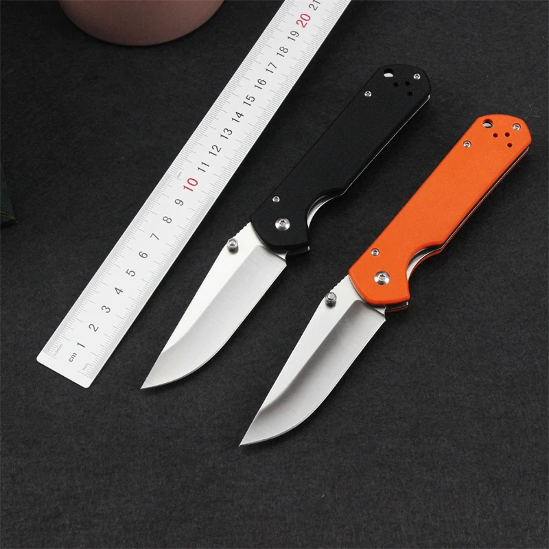 

Kesiwo Quality CR G10 Handle 8cr13mov Blade Ball Bearing Utility Camping Hunting Fishing Outdoor EDC Pocket Folding Knife